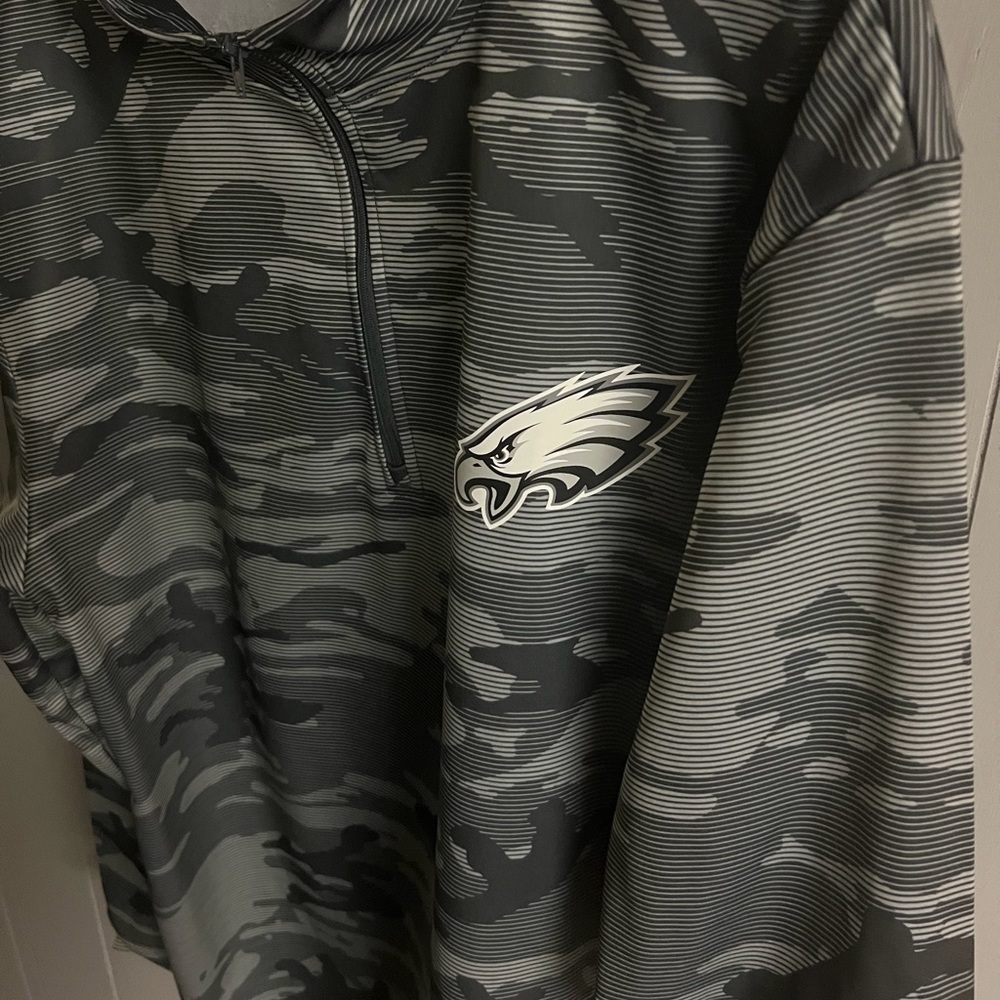 Philly Eagles Camouflage 1/2 zip Shirt